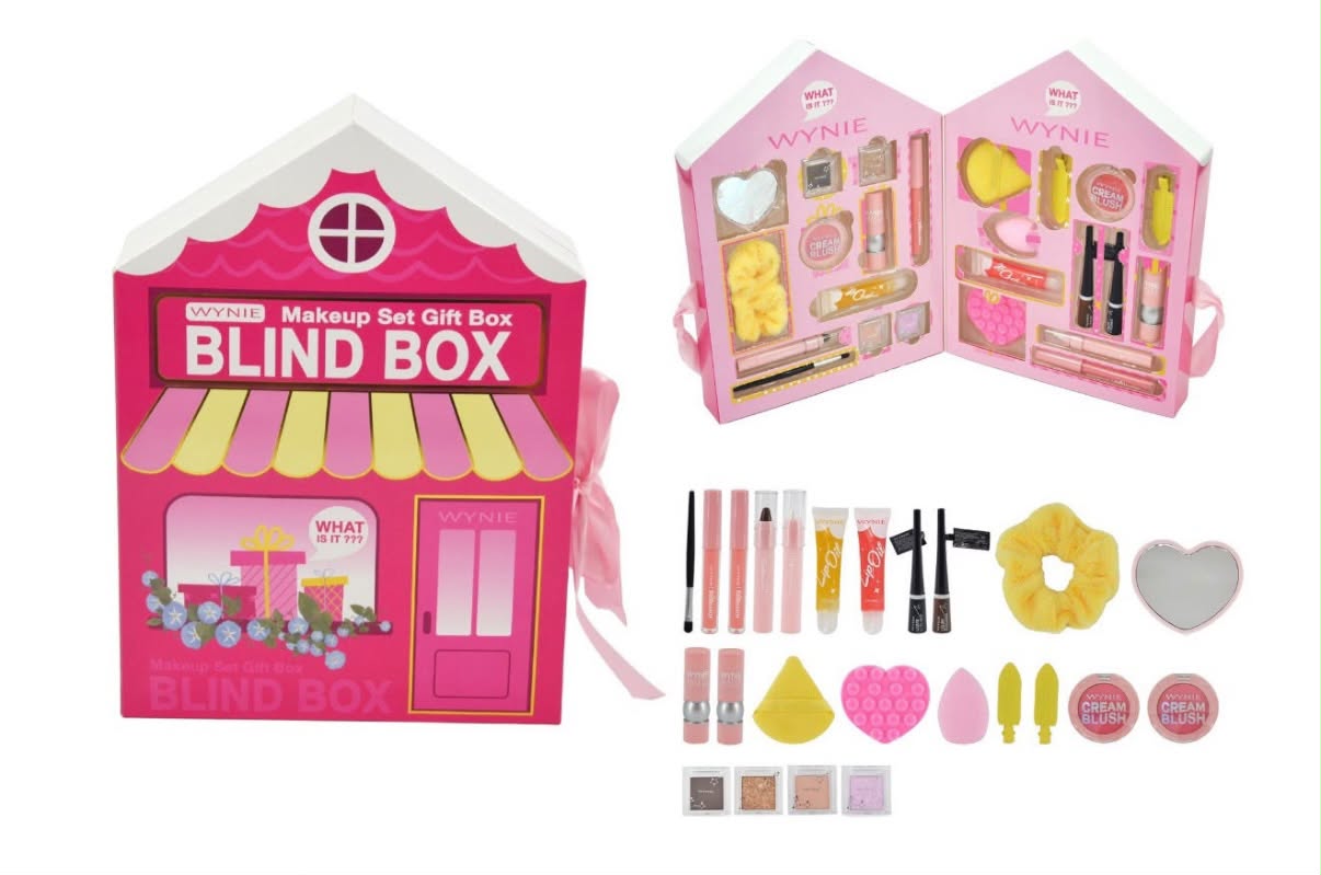 Calendario de Adviento Blind Box WYNIE: 24 Regalos de Belleza en Casita